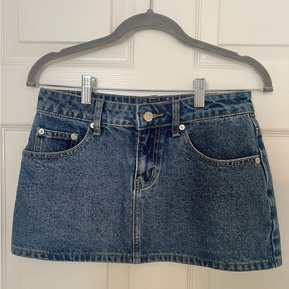 EDIKTED mini Denim Skirt NWT